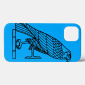 Coques Case-Mate iPhone Symbole égyptien : Faucon (Verso (horizontal))
