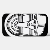 Coques Case-Mate iPhone Symbole égyptien : Hathor (Verso (horizontal))