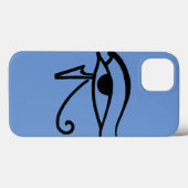 Coques Case-Mate iPhone Symbole égyptien : Utchat (Verso (horizontal))