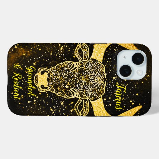 Coques Case-Mate iPhone Symbole étoile de Taurus (Verso (horizontal))