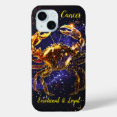 Coques Case-Mate iPhone Symbole étoile du cancer (Verso)