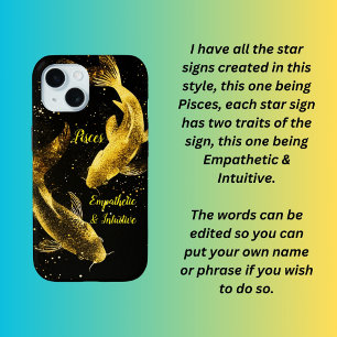 Coque Pour iPhone 15 Symbole étoile Pisces