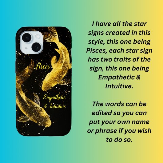 Coques Case-Mate iPhone Symbole étoile Pisces