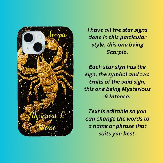 Coques Case-Mate iPhone Symbole étoile Scorpio
