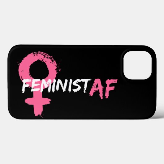 Coques Case-Mate iPhone Symbole féminin féministe AF (Verso (horizontal))