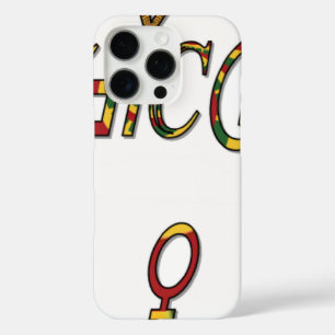 Coques iPhone 16 Pro Symbole féminin "OFFICIEL" inversé   Minimaliste g