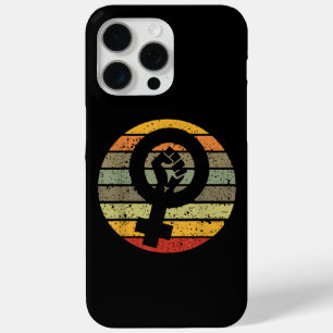 Coque iPhone 15 Pro Max Symbole féminisme Design Retro Vintage les années 