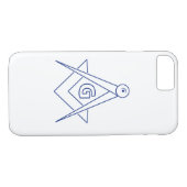 Coques Case-Mate iPhone Symbole franc-maçonnerie (Dos (Horizontal))