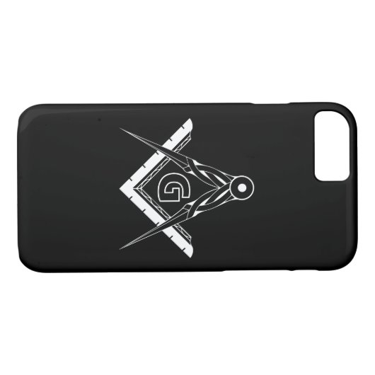 Coques Case-Mate iPhone Symbole franc-maçonnerie (Dos (Horizontal))