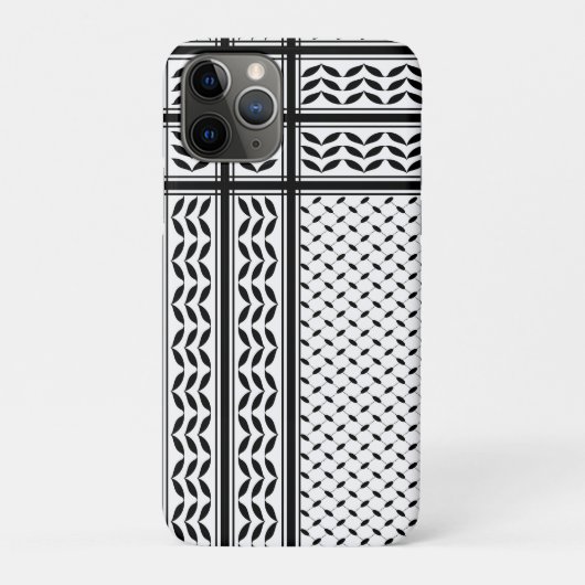 Coques Case-Mate iPhone Symbole Keffiyeh de la Palestine Motif de résistan (Dos)