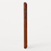 Coques Case-Mate iPhone Symbole Leo en bois d'acajou (Dos/Gauche)