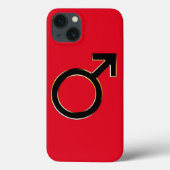 Coques Case-Mate iPhone Symbole masculin (Verso)