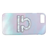 Coques Case-Mate iPhone Symbole moderne Libra Zodiac Mère de style Pearl (Dos (Horizontal))