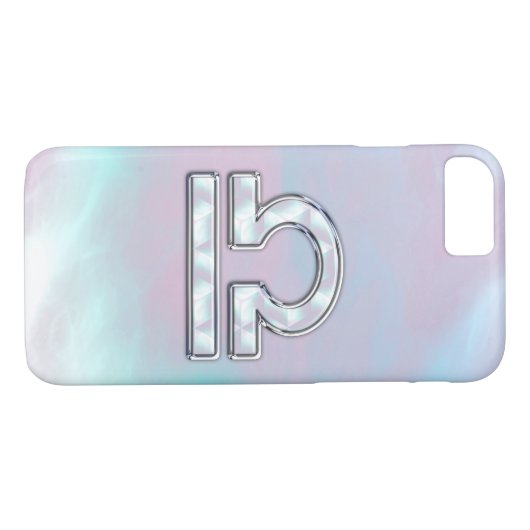 Coques Case-Mate iPhone Symbole moderne Libra Zodiac Mère de style Pearl (Dos (Horizontal))