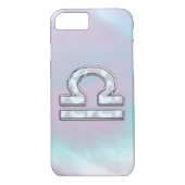 Coques Case-Mate iPhone Symbole moderne Libra Zodiac Mère de style Pearl (Dos)