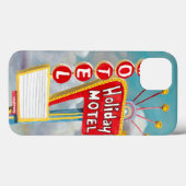 Coques Case-Mate iPhone Symbole motel de vacances (Verso (horizontal))