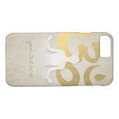 Coques Case-Mate iPhone Symbole Om Pose Om Elégant Yoga Foil (Dos (Horizontal))