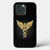 Coques Case-Mate iPhone Symbole Polygonal Or Caduceus (Verso)