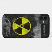 Coques Case-Mate iPhone Symbole radioactif grunge (Dos (Horizontal))
