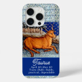 Coques Case-Mate iPhone Symbole Taurus Zodiac Bull fête d'anniversaire (Verso)