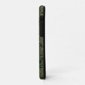 Coques Case-Mate iPhone Symbole Taurus Zodiac sur Camo Vert (Dos/Gauche)
