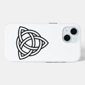 Coques Case-Mate iPhone Symbole triquetra de noeud de trinité celtique (Verso (horizontal))