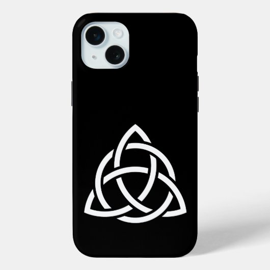 Coques Case-Mate iPhone Symbole triquetra de noeud de trinité celtique (Verso)
