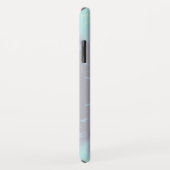 Coques Case-Mate iPhone SYMBOLE VÉTÉRINAIRE DE CADUCE D'OR Bleu CLAIR Turq (Dos/Droite)