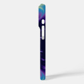 Coques Case-Mate iPhone SYMBOLE VÉTÉRINAIRE DE CADUCE D'OR / Bleu pourpre (Verso / Gauche)