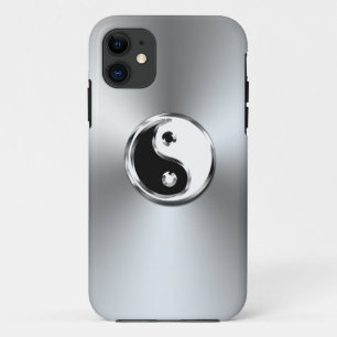 Coque Case-Mate Pour iPhone Symbole Yin-Yang en acier