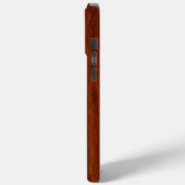 Coques Case-Mate iPhone Symbole zioaque Pisces Symbole Brown en bois d'aca (Verso / Gauche)