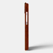 Coques Case-Mate iPhone Symbole zioaque Pisces Symbole Brown en bois d'aca (Verso / Gauche)