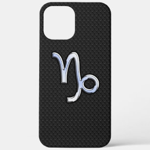 Etui iPhone Case-Mate Symbole Zodiac Chrome Argent Capricorne