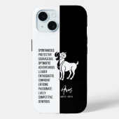 Coques Case-Mate iPhone SYMBOLE Zodiaque Aries (Verso)