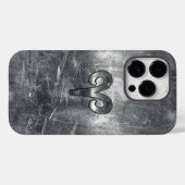 Coques Case-Mate iPhone Symbole Zodiaque Aries en style Argent (Verso (horizontal))