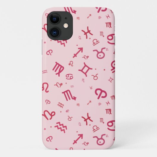 Coques Case-Mate iPhone SYMBOLE Zodiaque Astrologie Rose (Dos)