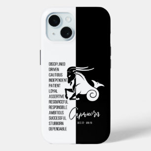 Coque Pour iPhone 15 SYMBOLE Zodiaque Capricorne