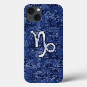 iPhone 13 Case SYMBOLE Zodiaque Capricorne Camouflage numérique 