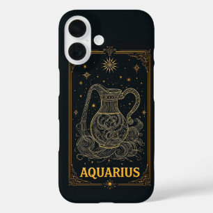 Coques iPhone 16 Symbole Zodiaque d'Aquarius