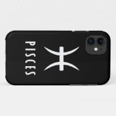 Coques Case-Mate iPhone Symbole zodiaque de Pisces (Dos (Horizontal))