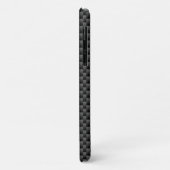 Coques Case-Mate iPhone Symbole Zodiaque Leo Argent Fibre Carbone Charbon (Dos/Gauche)