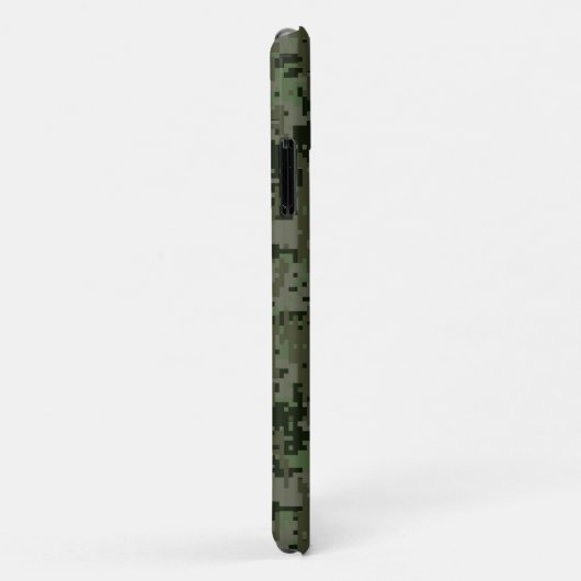 Coques Case-Mate iPhone SYMBOLE Zodiaque Léo Camouflage numérique vert (Dos/Droite)