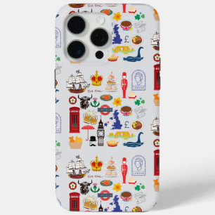 Coque iPhone 15 Pro Max Symboles britanniques