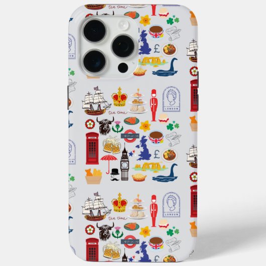 Coques Case-Mate iPhone Symboles britanniques (Verso)
