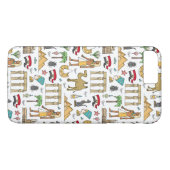 Coques Case-Mate iPhone Symboles de couleur de motif de l'Egypte (Dos (Horizontal))
