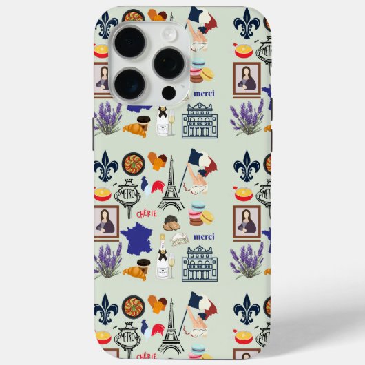 Coques Case-Mate iPhone Symboles de la France (Verso)