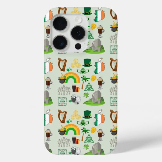 Coques Case-Mate iPhone Symboles de l'Irlande (Verso)