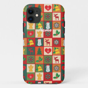 Case-Mate iPhone Case Symboles de Noël Medley Art Thunder_Cove