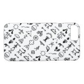 Coques Case-Mate iPhone Symboles d'images amérindiens (Dos (Horizontal))