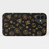 Coques Case-Mate iPhone Symboles Magiques MACUSA™ Et Motif De Crêtes (Dos (Horizontal))